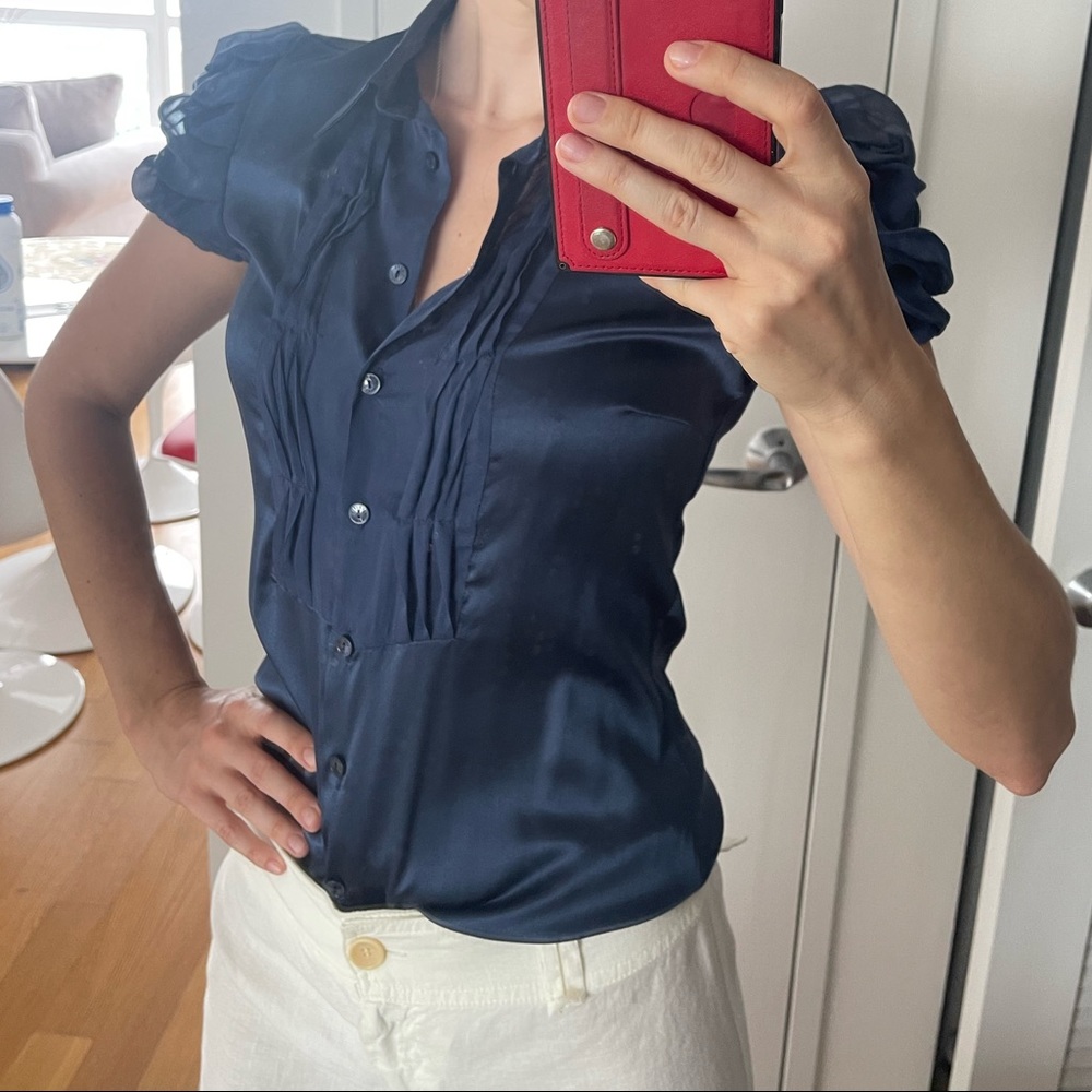 patrizia pepe silk blouse
